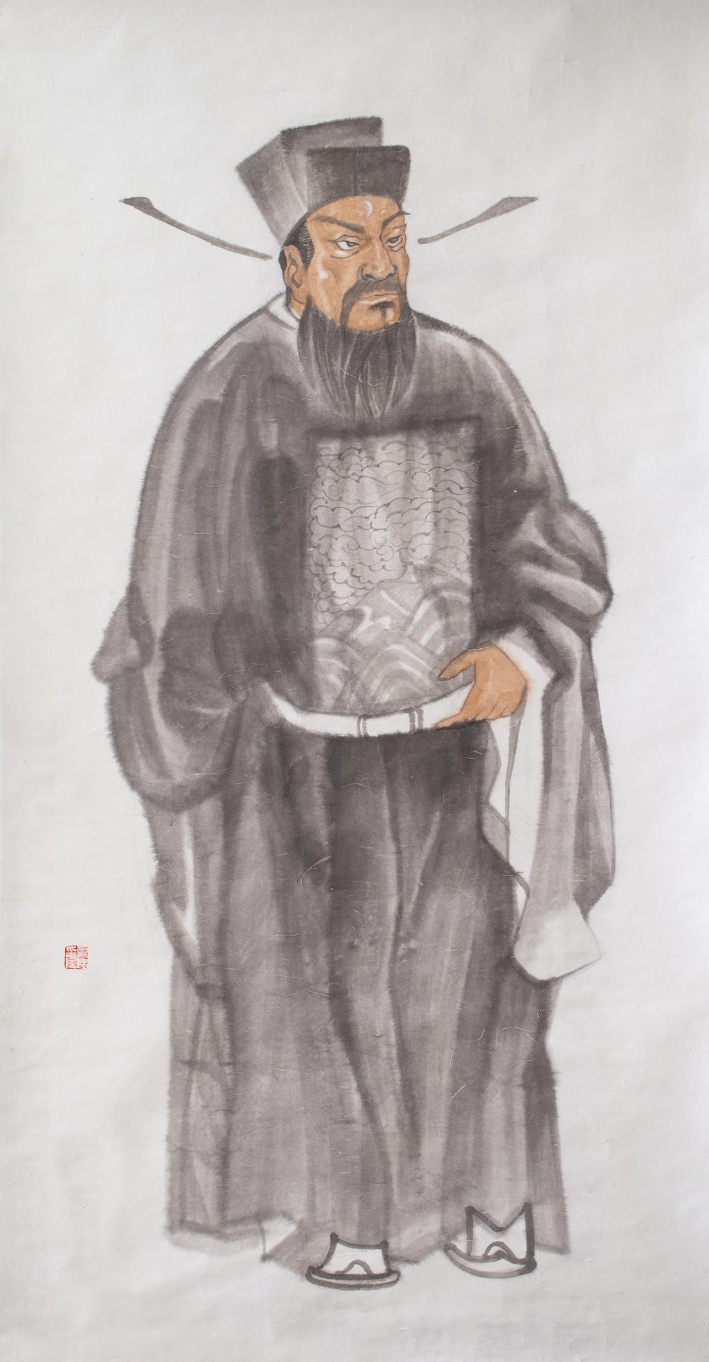 单位:中国画学院画种:国画作品尺寸长138cm 宽69cm创业时间:2020年